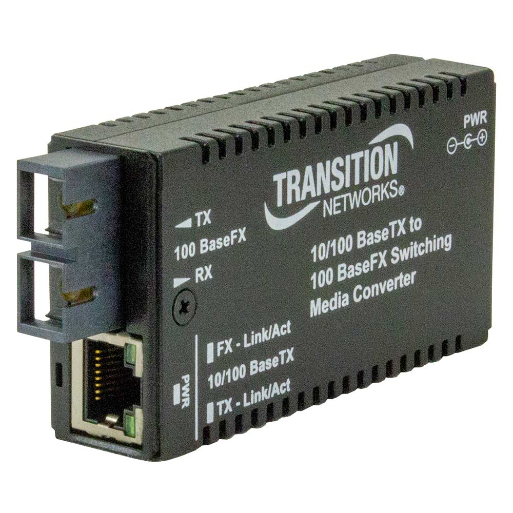 Lantronix MEPSWFX02NA | Mini 10/100 Bridging Media Converter