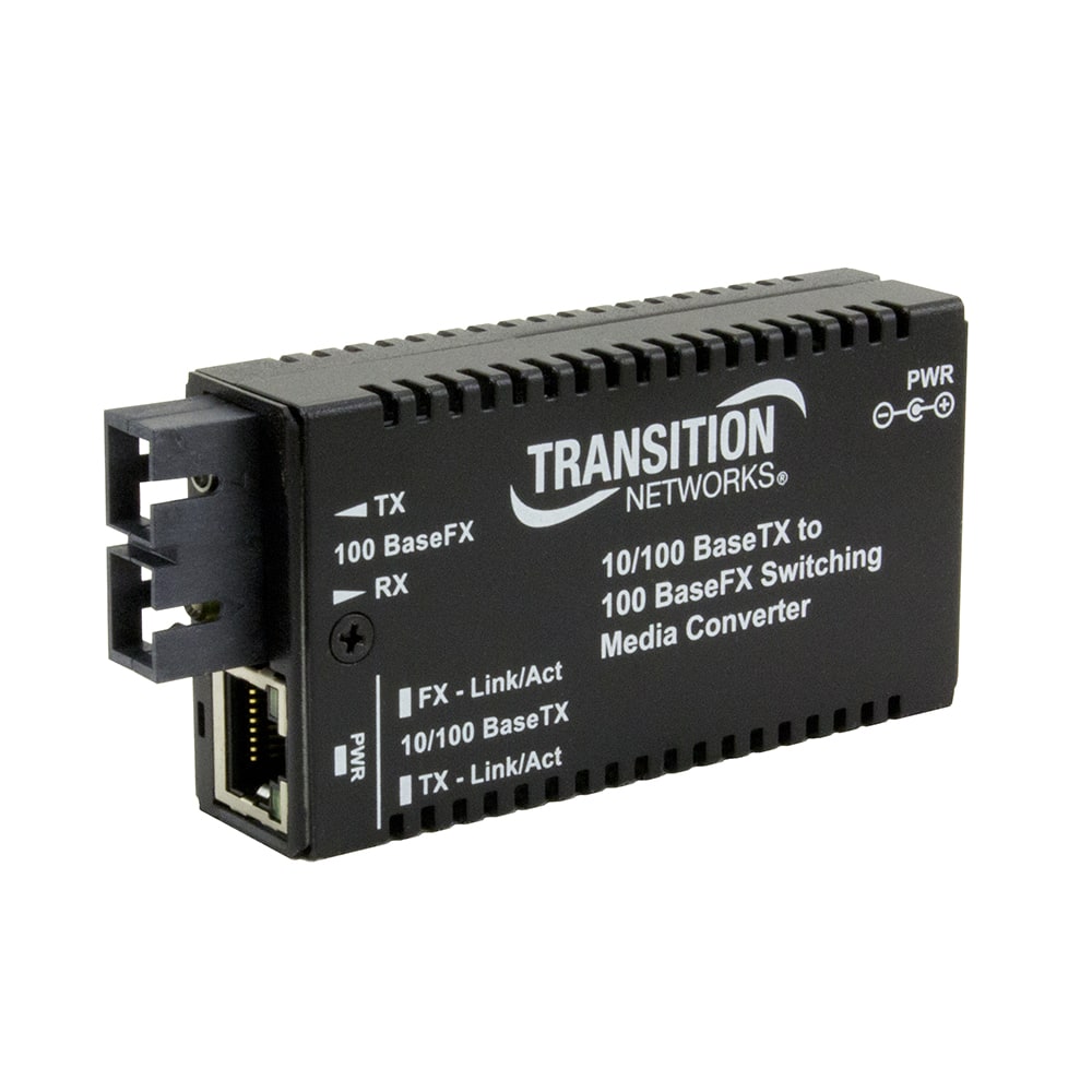 Lantronix MEPSWFX02NA | Mini 10/100 Bridging Media Converter