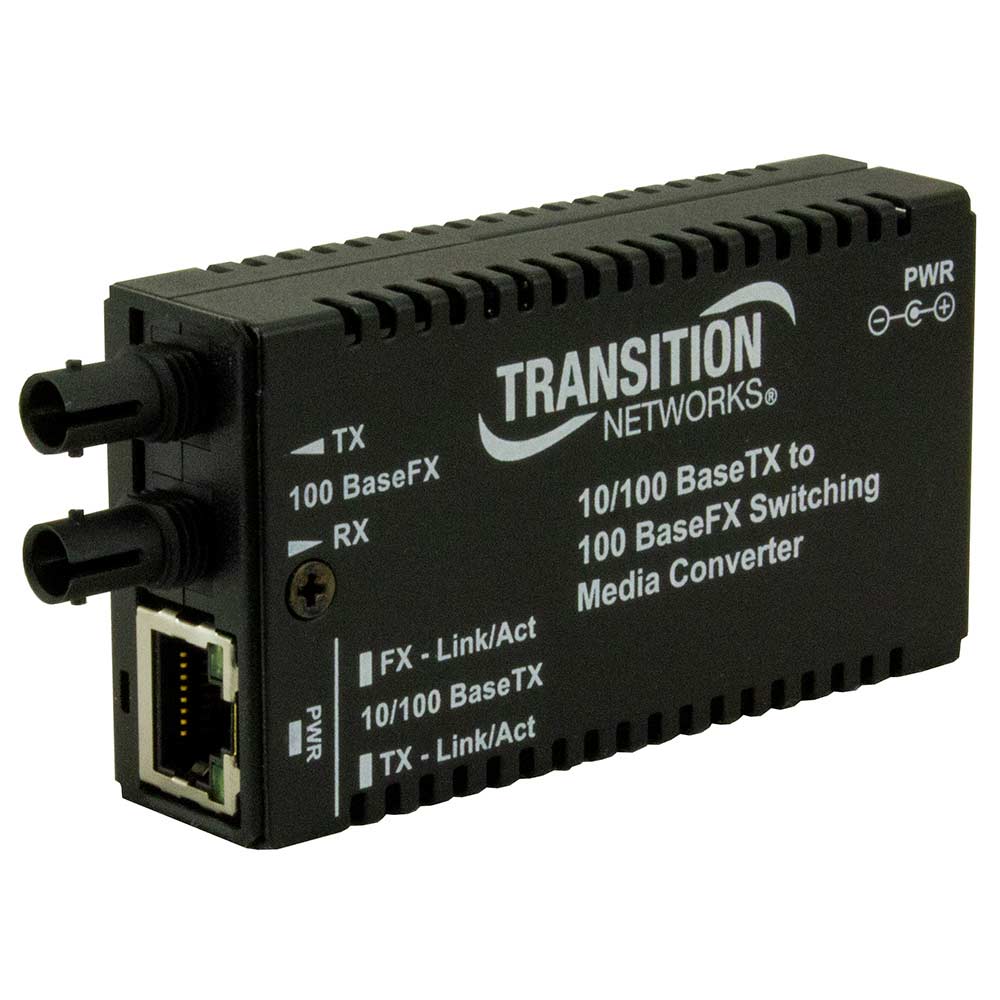 Lantronix MEPSWFX02NA | Mini 10/100 Bridging Media Converter
