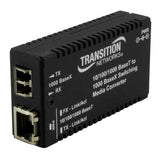 Lantronix MGEPSWSX01NA | 10/100/1000 Ethernet Mini Stand-alone Media Converters 10/100/1000base-t (rj45) [100 M/328 Ft.] To 1000base-sx 850 Nm Multimode (sc) [62.5/125µm Fiber: 220 M/722 Ft.] Link Budget 7.0 Db [50/125µm Fiber 550 M/1804 Ft.] Link Budget