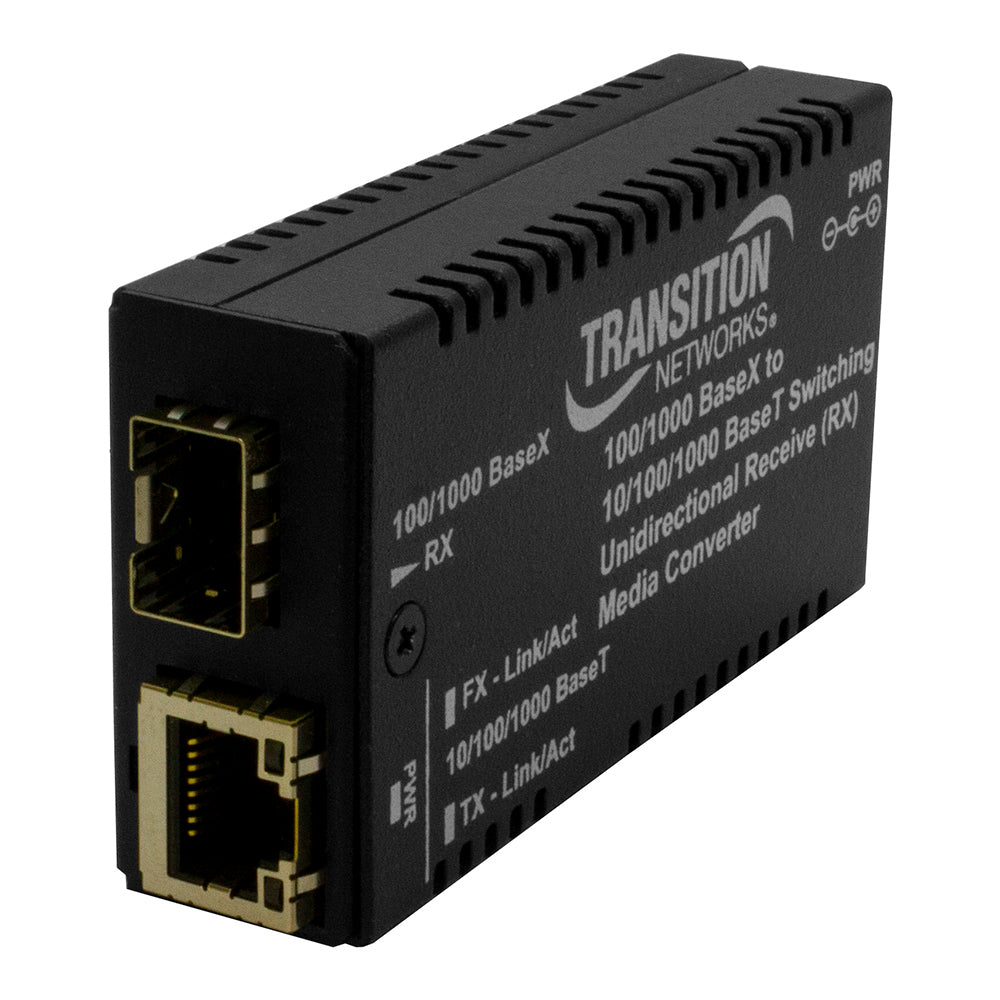 Lantronix M/GEISWSFP01PDU | 10/100/1000basetx To 1000base Sfp Industrial Unidirectional Rx