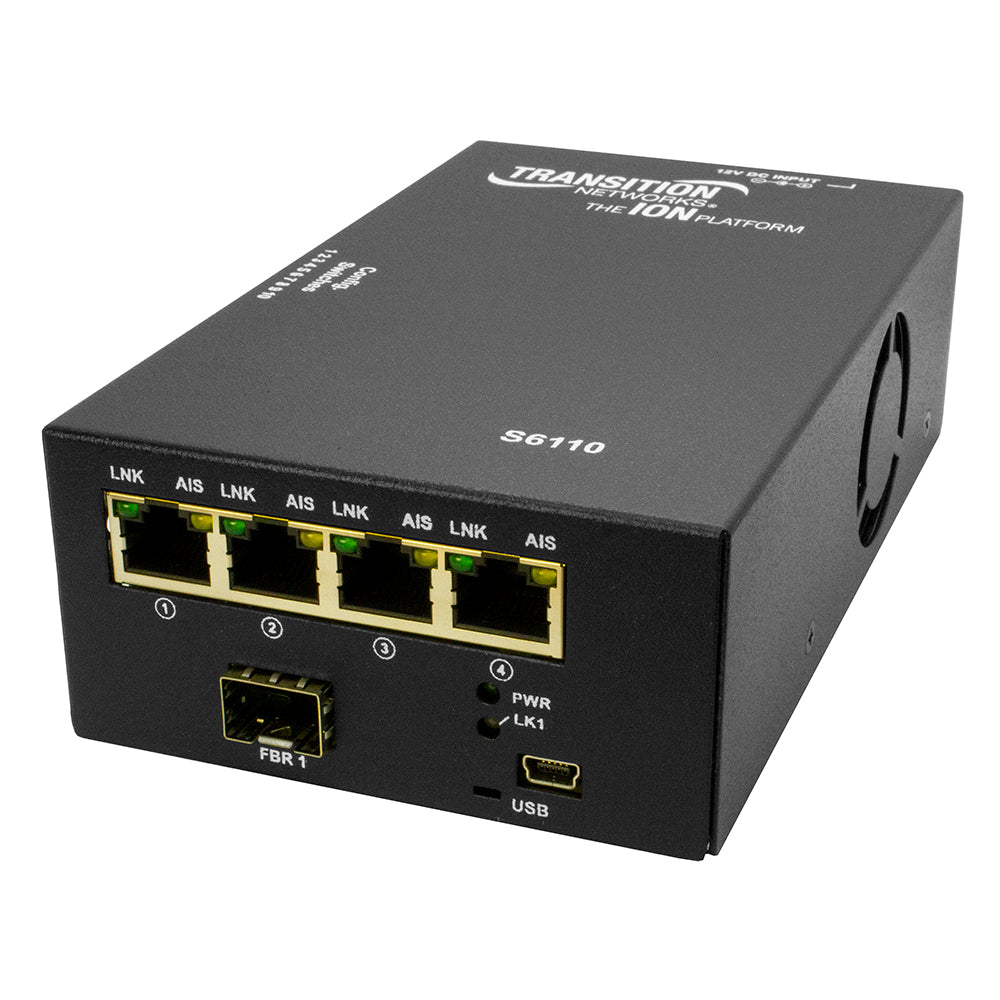 Lantronix S6110-1040-NA | 4xt1/e1/j1 Sfp Port (empty) To (4) (rj48) [1.5 Km/.9 Miles]