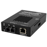Lantronix SGETF1013110NA | Gigabit Ethernet Stand-alone Media Converters 1000base-t (rj45) [100 M/328 Ft.] To 1000base-sx 850 Nm Multimode (sc) [62.5/125µm: 220 M/722 Ft.; 50/125µm: 550 M/1804 Ft.]