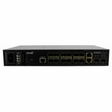 Lantronix SM12DP2XA-LA | Managed Fiber Switch, 12-port 100/1000 Sfp, 2-port 1g/10g Sfp+ And 2 10/100/1000base-t