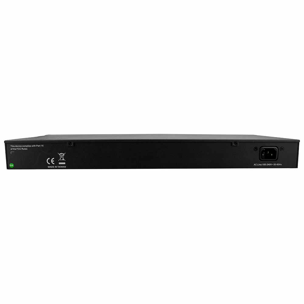 Lantronix SM16TAT2SA-BR | Smart Managed Poe+ Switch, 16-port Gigabit Poe+, 2-port 100/1000 Sfp