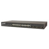 Lantronix SM24T6DPA-OZ | Managed Switch, 20-port Gigabit + 4 Sfp/rj Combo + 2 100/1000 Sfp