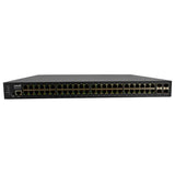 Lantronix SM48TAT4XARPBR | 48-port Gigabit Poe+ With (4) 1g/10g Sfp+, Single Ac P/s Modular