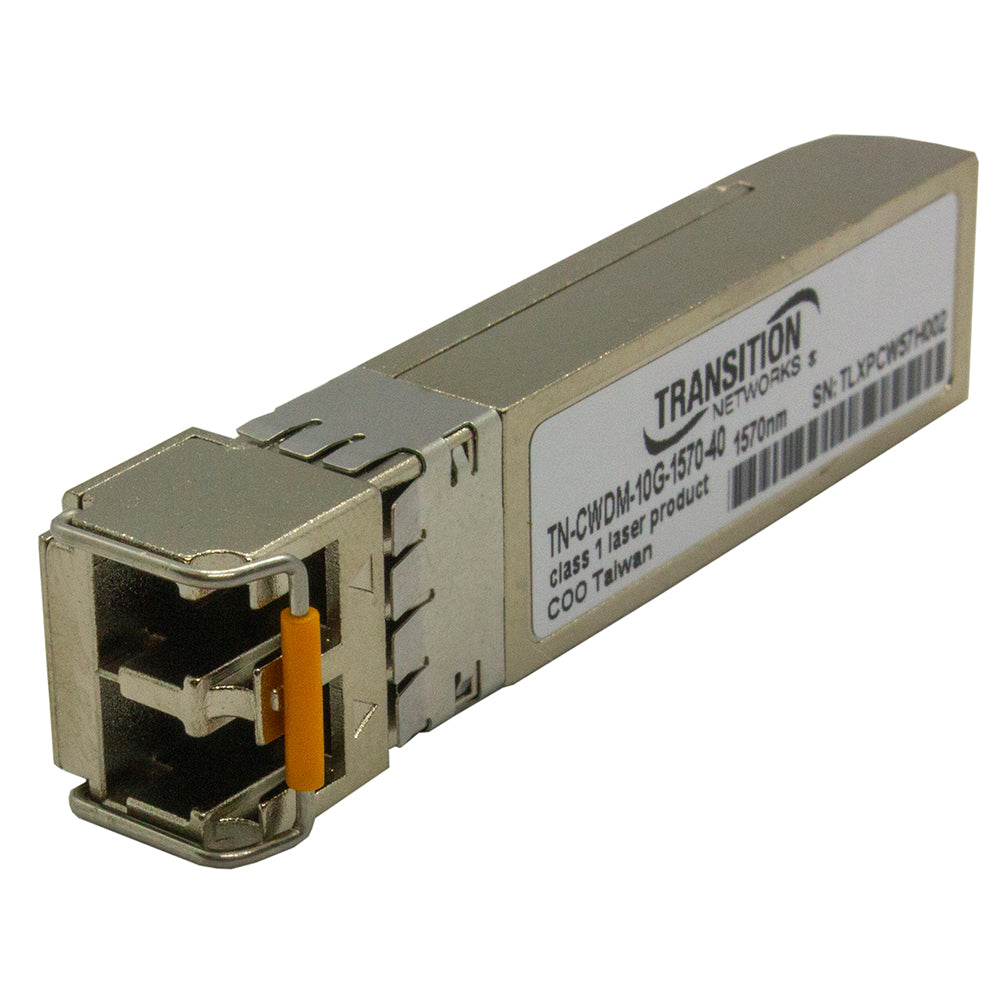 Lantronix TNCWDM10G147040 | Cisco Compatible, Sfp+,10gbase-er, 1470 Nm Single-mode (lc), [40km/24.9miles]