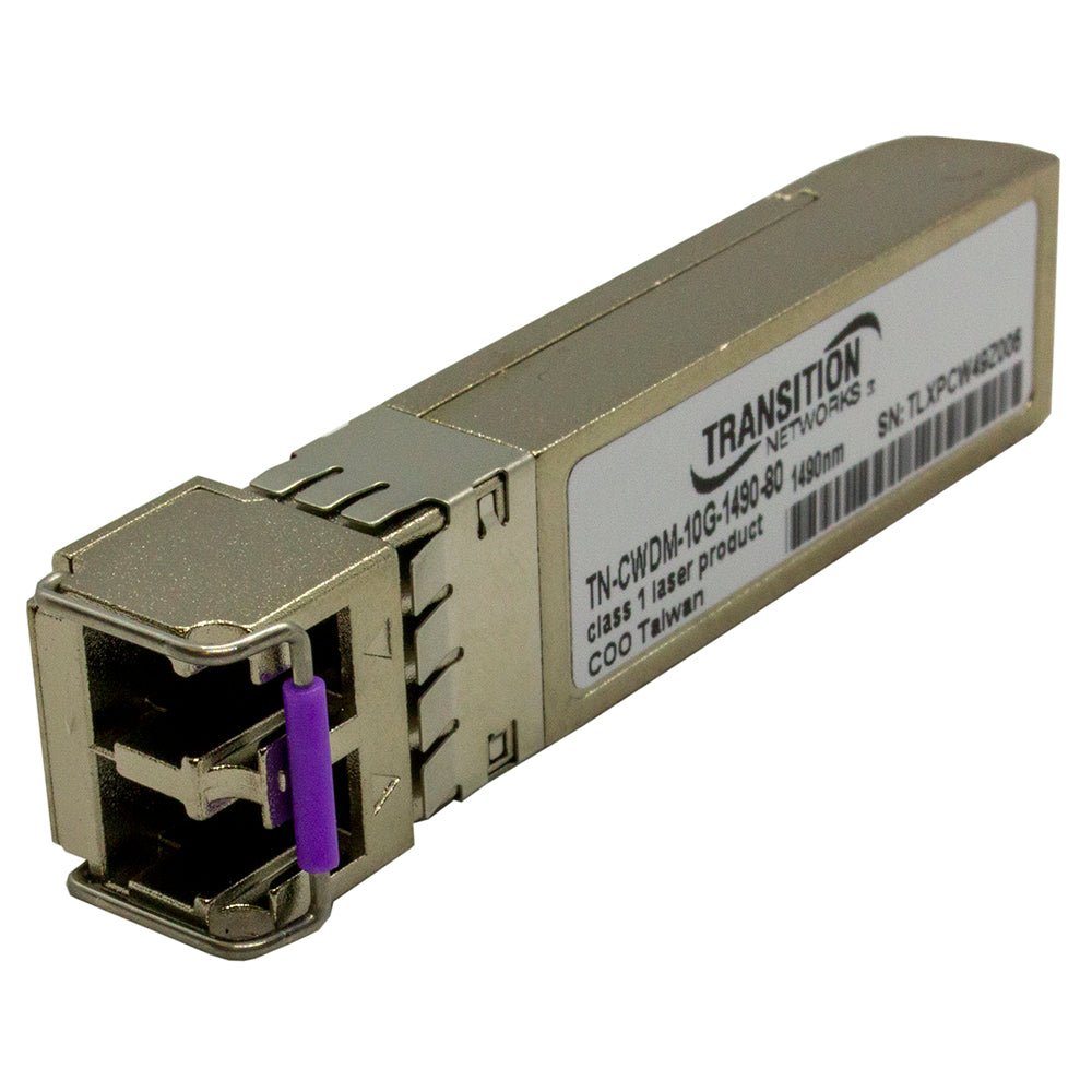 Lantronix TNCWDM10G155080 | Cisco Compatible, Sfp+, 10gbase-zr, 1550 Nm Single-mode (lc), [80km / 49.7miles]
