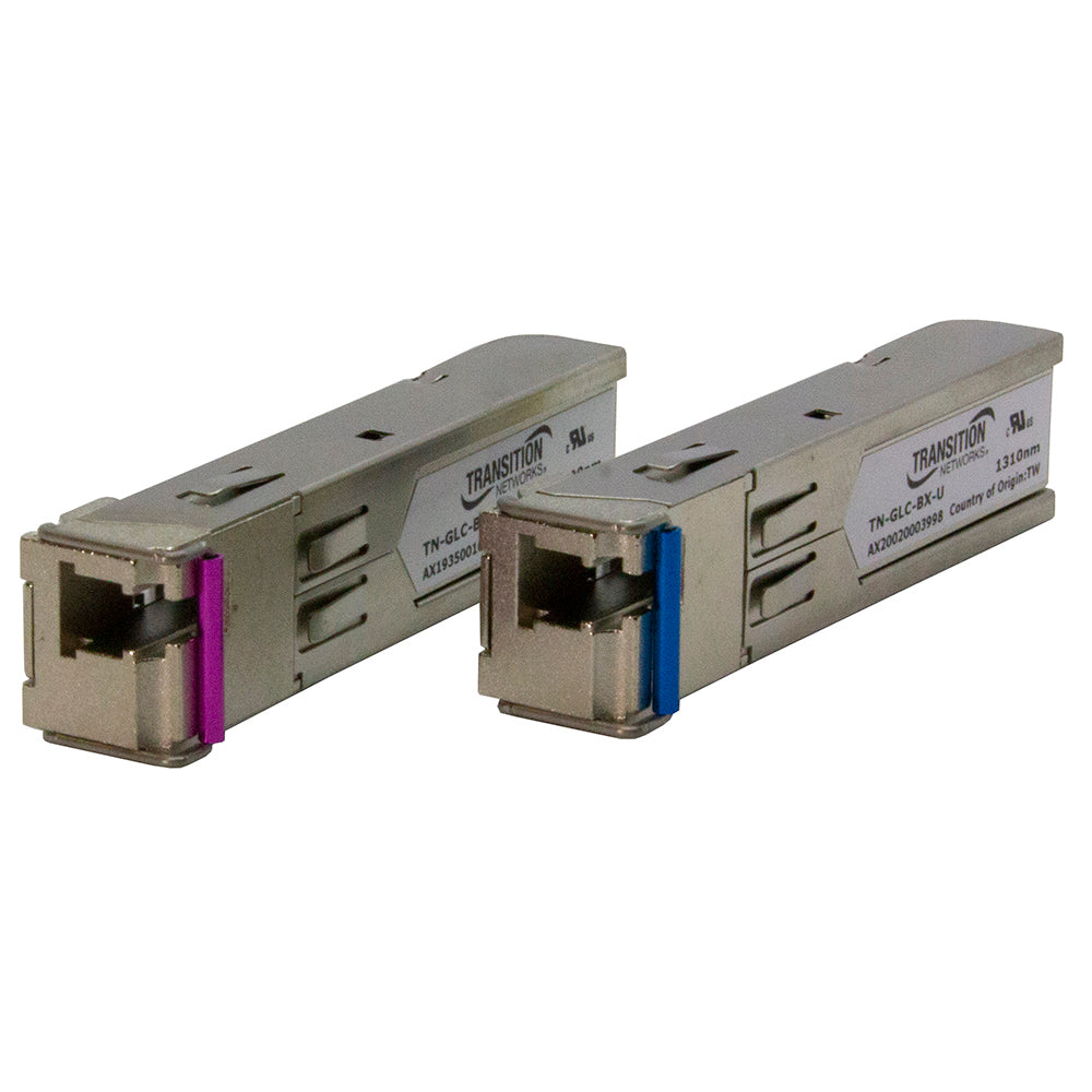 Lantronix TN-GLC-BX-U-80 | Cisco Compatible Sfp1000base-bx 1490 Nm Tx / 1550 Nm Rx Single-mode (lc) [80 Km/49.7 Miles]