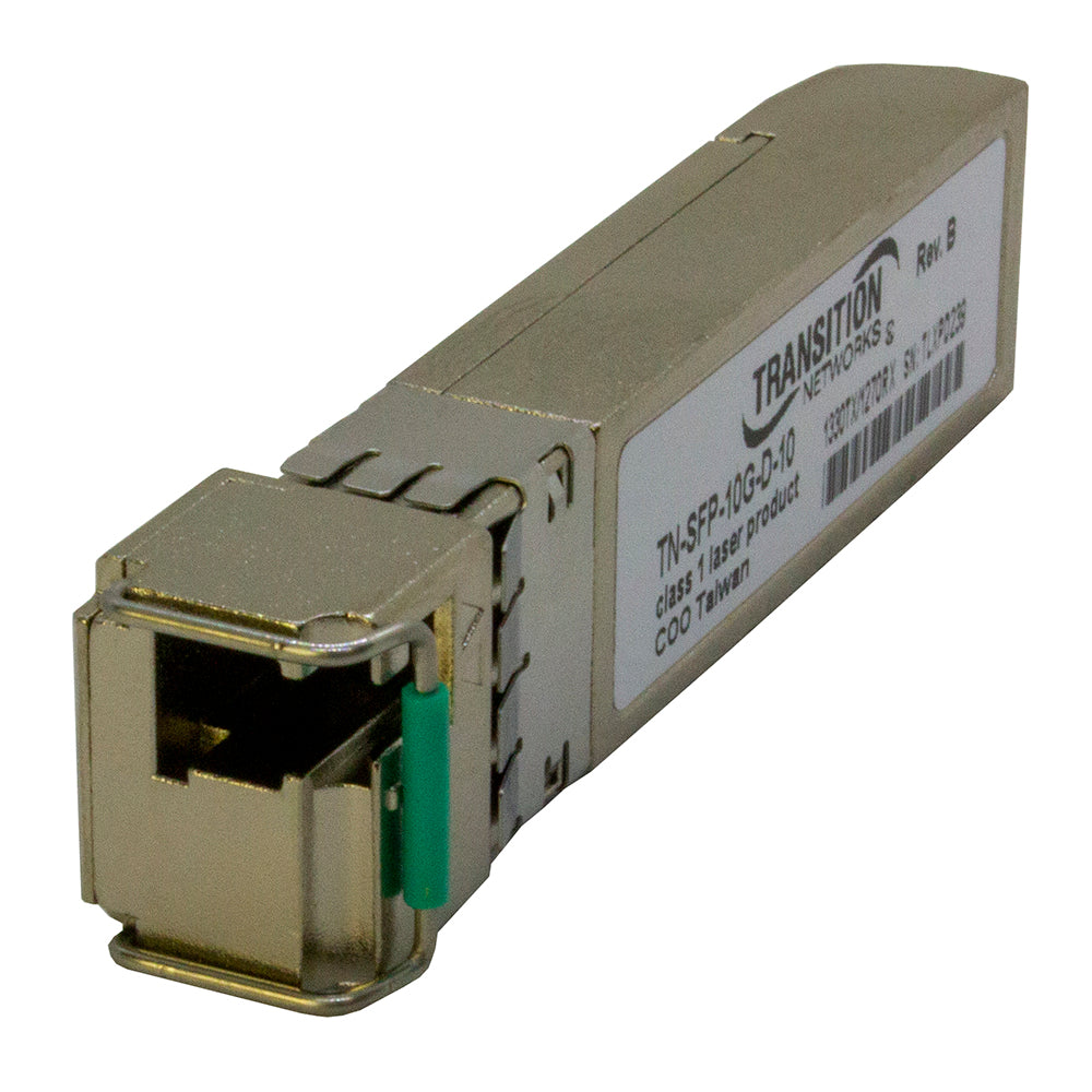 Lantronix TN-SFP-10G-D-20 | 10gbase-bx, Sfp+ With Digital Diagnostics (dmi) 1330 Tx/1270 Rxnm (lc) [20 Km/12.4 Mi.]