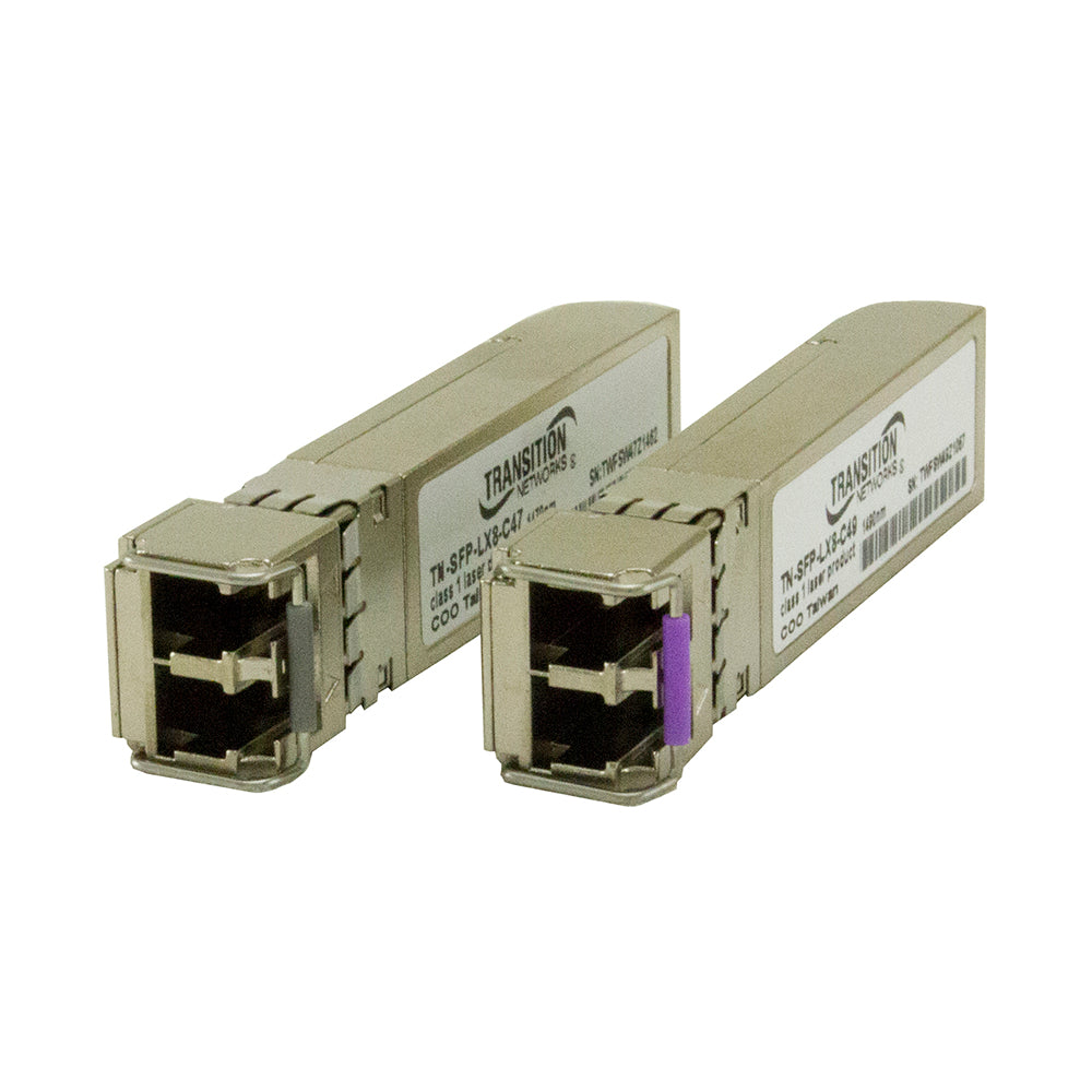 Lantronix TN-SFP-LX8-C39 | Gigabit Ethernet Small Form Factor Pluggables With Dmi 1000base-lx 1390 Nm Single-mode (lc) [80 Km/49.7 Miles]