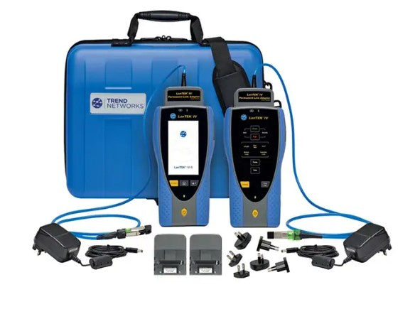 Trend Networks R163008 | LanTEK IV-S 500 MHz Cable Certifier with PL/CH Adapters