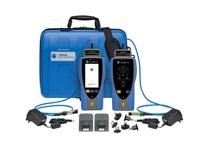 Trend Networks R163010 | LanTEK IV-S 500 MHz Cable Certifier, No Wi-Fi, with PL/CH Adapters