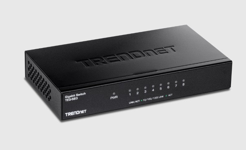 Trendnet TEG-S83 | 8 Port Gigabit Switch with Metal Case