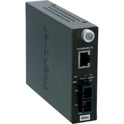 Trendnet TFC-110S60 | 100Base-TX to 100Base-FX Single-mode SC Fiber Converter (60KM, 37.2Miles)