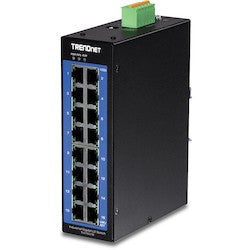 Trendnet TI-G160I-M | 16-port Industrial Gigabit L2 Managed Din-rail Switch