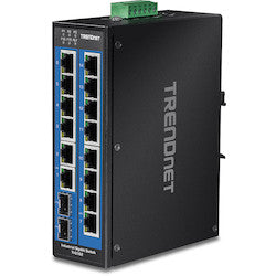 Trendnet TI-G162 | 16-Port Industrial Gigabit DIN-Rail Switch