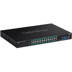 Trendnet TI-RP262I | 24-Port Industrial Gigabit L2 Managed PoE+ Rackmount Switch