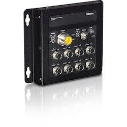 Trendnet TI-TPG80 | 8-Port Industrial En50155 M12 Gigabit Poe+ Railway Switch