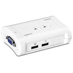 Trendnet TK-207K | KVM Switch Kit, 2-Port, USB 1.1, VGA Connector, 2048 x 1536 Resolution