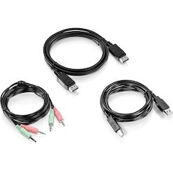 Trendnet TK-CP06 | 6 Feet Display Port, USB, and Audio KVM Cable Kit
