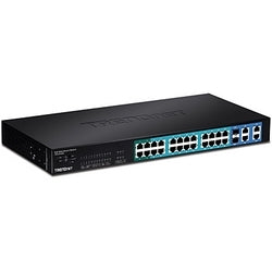 Trendnet TPE-224WS | 24-port 10/100 Mbps Web Smart PoE+ Switch