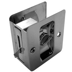 Trimco 1065 620 | Pocket Door Pull, Privacy, 2-1/2" Length x 2-3/4" Height, Satin Nickel Plated