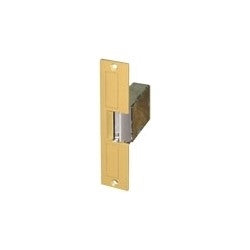 Trine Access Technology 004 | Door Electric Strike Intermittent 8 to 16 Volt AC, 1.3 to 2.7 Ampere, 1000 Lb Static Load, Powder Coated Brass