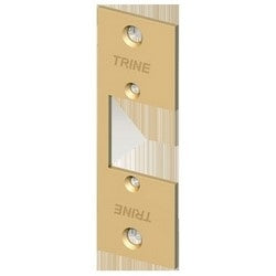Trine Access Technology 334-26D | Door Electric Strike Faceplate, Satin Chrome Plated For Door Cylindrical Lockset