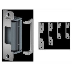Trine Access Technology 4200-ALUM | Door Electric Strike Intermittent/Continuous, 0.114 to 0.42 Ampere, PoE, Aluminum, With (4) Faceplate