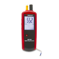 Triplett RHT45 | Digital Psychrometer with Type K Thermometer