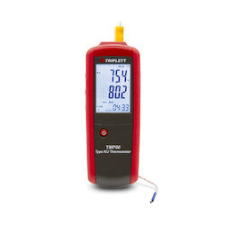 Triplett TMP50-NIST | Single Input K/J Thermocouple Thermometer with Certificate of Traceability to N.I.S.T.
