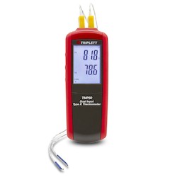 Triplett TMP60 | Dual Input Type K/J Thermometer
