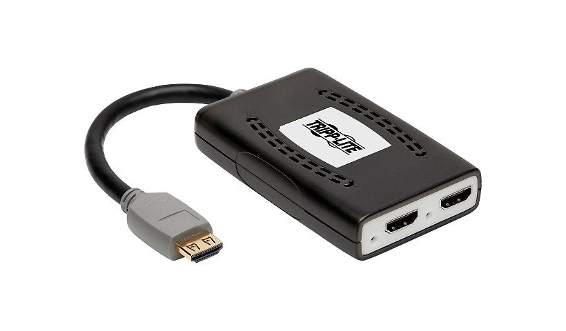 Tripp-Lite B118-002-HDR-V2 | HDMI Splitter 2-Port 4K @60Hz HDMI 4:4:4 HDR USB Powered TAA Multi-Resolution Support, USB