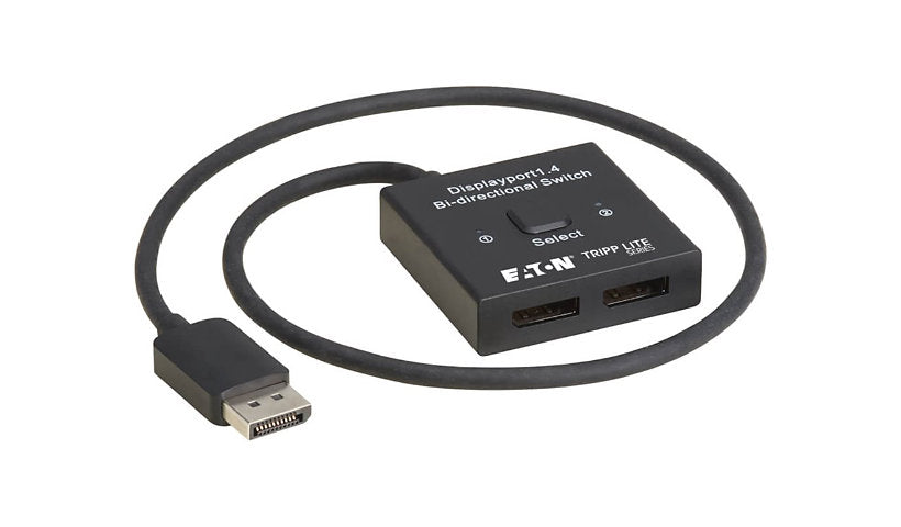 Tripp-Lite B119-002-BDS-DP | 2x1 Bi-Directional Display Port Switch 4K120Hz or 8K30Hz HDR HDCP Passthrough