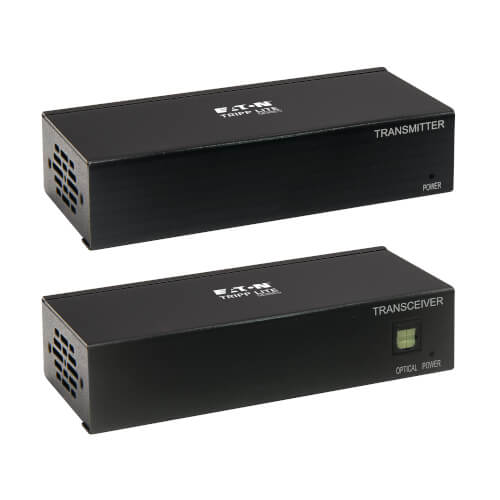 Tripp-Lite B127A-111-BDTDA | DisplayPort over Cat6 Extender Kit, Transmitter and Receiver with Repeater, 4K 60 Hz, 4:4:4, Power over Cable, 230 ft. (70 m), TAA