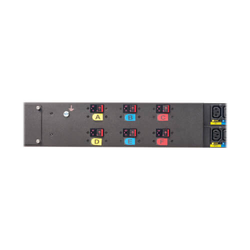 Tripp-Lite EMAGECA5A2A5A2L | Eaton 3-Phase Managed HDX Rack PDU G4, 240/415V, 54 Outlets (42 C13 + 12 C39), 64A, 46kW, Hardwired Input, 0U Vertical, TAA