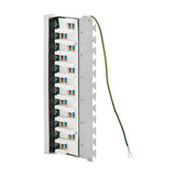 Tripp-Lite N250-SH12-DIN6A | Cat6a STP Patch Panel, 12 Ports, DIN Rail or Wall Mount, TAA