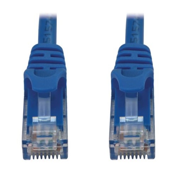 Tripp-Lite N261-003-BL | Cat6a 10G Snagless Molded UTP Ethernet Cable (RJ45 M/M), PoE, Blue, 3 ft. (0.9 m)