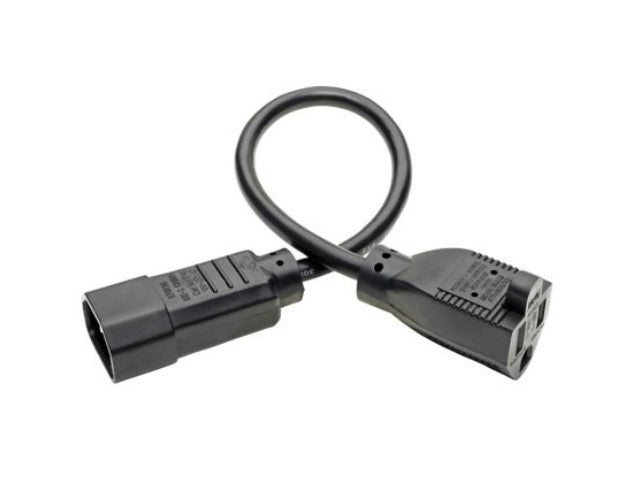 Tripp-Lite P002-001-13A | Power Adapter Cord, C14 to 5-15R, 125V, 13A - 1ft