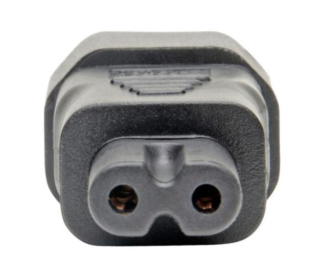 Tripp-Lite P016-000 | IEC C14 to IEC C7 Power Cord Adapter - 7A, 125V, Black