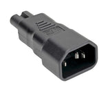 Tripp-Lite P016-000 | IEC C14 to IEC C7 Power Cord Adapter - 7A, 125V, Black