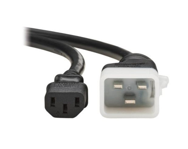 Tripp-Lite P032-E04 | PDU Power Cord, C13 to P-Lock Lite C20 - 15A, 100-250V, 14 AWG, 4 ft. (1.2 m), Black