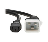 Tripp-Lite P032-E06 | PDU Power Cord, C13 to P-Lock Lite C20 - 15A, 100-250V, 14 AWG, 6 ft. (1.8 m), Black