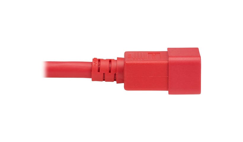 Tripp-Lite P035-004-ARD | Power Cord C20 to C21 Heavy-Duty 20A 250V 12 AWG 4 ft. (1.2 m) Red