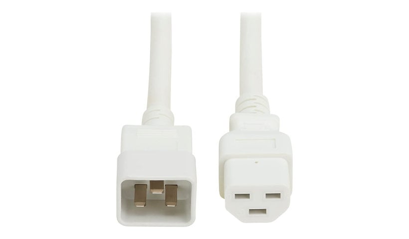 Tripp-Lite P035-005-AWH | Power Cord C20 to C21 Heavy-Duty 20A 250V 12 AWG 5 ft. (1.5 m) White