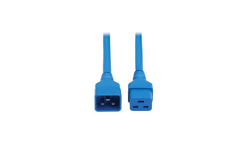 Tripp-Lite P036-006-ABL | Power Extension Cord, C20 to C19 - Heavy-Duty, 20A, 250V, 12 AWG, 6 ft. (1.8 m), Blue