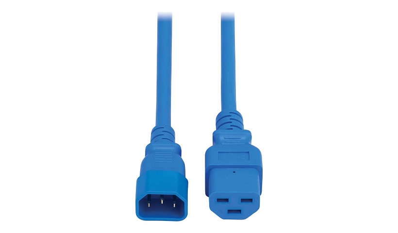Tripp-Lite P037-002-ABL | Power Cord C14 to C21 Heavy-Duty 15A 250V 14 AWG 2 ft. (0.6 m) Blue
