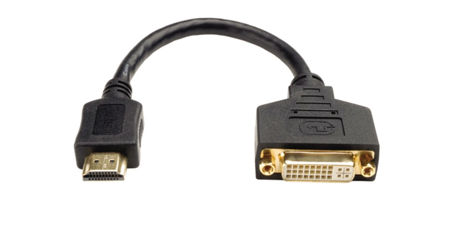 Tripp-Lite P132-08N | Adapter Cable, Female DVI-D Dual Link X Male HDMI, Black